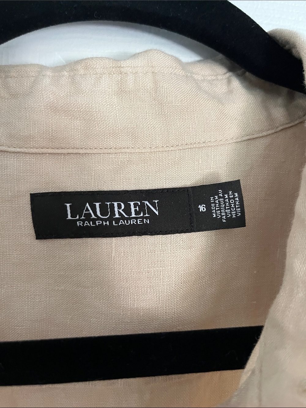 Lauren Ralph Lauren Linen Tie-Waist Dress - Picture 8 of 10